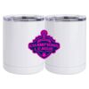 10 oz. White Stainless Steel Short Tumbler Thumbnail