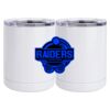 10 oz. White Stainless Steel Short Tumbler Thumbnail