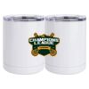 10 oz. White Stainless Steel Short Tumbler Thumbnail