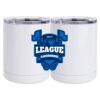 10 oz. White Stainless Steel Short Tumbler Thumbnail