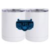 10 oz. White Stainless Steel Short Tumbler Thumbnail