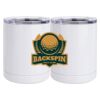 10 oz. White Stainless Steel Short Tumbler Thumbnail