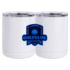 10 oz. White Stainless Steel Short Tumbler Thumbnail
