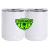 10 oz. White Stainless Steel Short Tumbler Thumbnail
