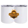 10 oz. White Stainless Steel Short Tumbler Thumbnail