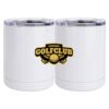 10 oz. White Stainless Steel Short Tumbler Thumbnail