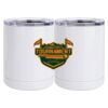 10 oz. White Stainless Steel Short Tumbler Thumbnail