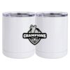 10 oz. White Stainless Steel Short Tumbler Thumbnail