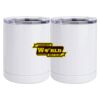 10 oz. White Stainless Steel Short Tumbler Thumbnail