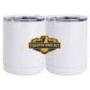 10 oz. White Stainless Steel Short Tumbler Thumbnail