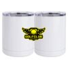10 oz. White Stainless Steel Short Tumbler Thumbnail