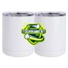 10 oz. White Stainless Steel Short Tumbler Thumbnail