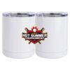 10 oz. White Stainless Steel Short Tumbler Thumbnail