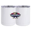 10 oz. White Stainless Steel Short Tumbler Thumbnail