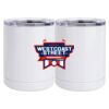 10 oz. White Stainless Steel Short Tumbler Thumbnail