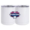 10 oz. White Stainless Steel Short Tumbler Thumbnail