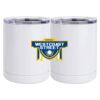 10 oz. White Stainless Steel Short Tumbler Thumbnail