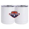 10 oz. White Stainless Steel Short Tumbler Thumbnail