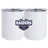 10 oz. White Stainless Steel Short Tumbler Thumbnail