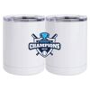 10 oz. White Stainless Steel Short Tumbler Thumbnail
