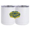 10 oz. White Stainless Steel Short Tumbler Thumbnail