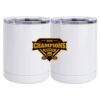 10 oz. White Stainless Steel Short Tumbler Thumbnail