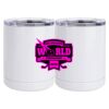 10 oz. White Stainless Steel Short Tumbler Thumbnail