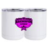 10 oz. White Stainless Steel Short Tumbler Thumbnail
