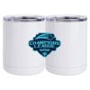 10 oz. White Stainless Steel Short Tumbler Thumbnail