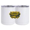 10 oz. White Stainless Steel Short Tumbler Thumbnail