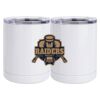 10 oz. White Stainless Steel Short Tumbler Thumbnail