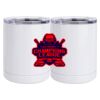 10 oz. White Stainless Steel Short Tumbler Thumbnail