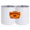 10 oz. White Stainless Steel Short Tumbler Thumbnail