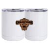 10 oz. White Stainless Steel Short Tumbler Thumbnail
