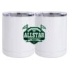 10 oz. White Stainless Steel Short Tumbler Thumbnail