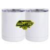 10 oz. White Stainless Steel Short Tumbler Thumbnail