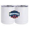 10 oz. White Stainless Steel Short Tumbler Thumbnail