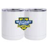 10 oz. White Stainless Steel Short Tumbler Thumbnail