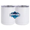 10 oz. White Stainless Steel Short Tumbler Thumbnail