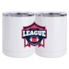 10 oz. White Stainless Steel Short Tumbler Thumbnail