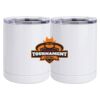 10 oz. White Stainless Steel Short Tumbler Thumbnail