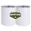 10 oz. White Stainless Steel Short Tumbler Thumbnail