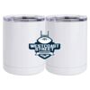 10 oz. White Stainless Steel Short Tumbler Thumbnail