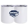 10 oz. White Stainless Steel Short Tumbler Thumbnail