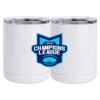 10 oz. White Stainless Steel Short Tumbler Thumbnail