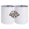 10 oz. White Stainless Steel Short Tumbler Thumbnail