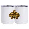 10 oz. White Stainless Steel Short Tumbler Thumbnail