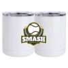 10 oz. White Stainless Steel Short Tumbler Thumbnail