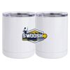10 oz. White Stainless Steel Short Tumbler Thumbnail