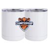 10 oz. White Stainless Steel Short Tumbler Thumbnail